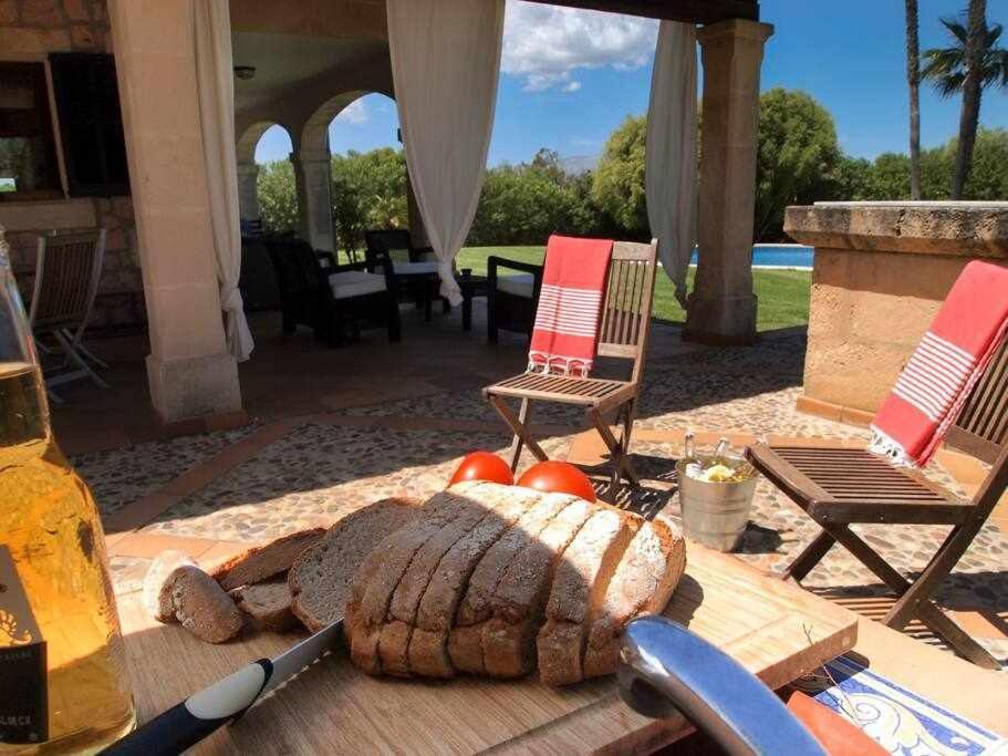Ciclismo Y Golf Junto A La Playa Finca Son Sant Marti Gran Villa Muro Buitenkant foto